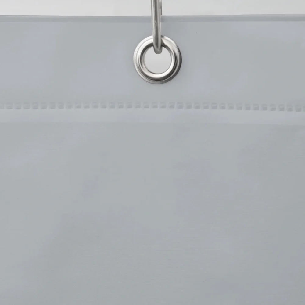 Better Homes & Gardens Gray PEVA Waterproof Shower Curtain 70” x 72” Open Box